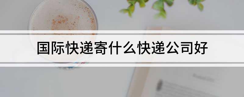 国际快递寄什么快递公司好开云体育 开云官网(图1)